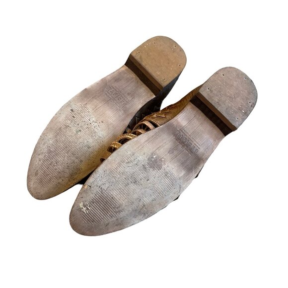 Bed Stu Las Cruces Distressed Leather Shoes Flat Genuine Luxury Size 9 Women's - Picture 16 of 16